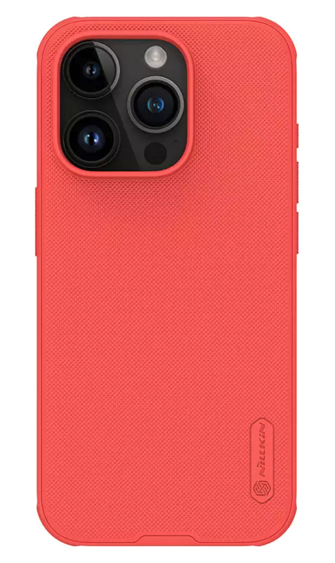 NILLKIN θήκη Super Frosted Shield Pro για iPhone 15 Pro, κόκκινη - NILLKIN 111211