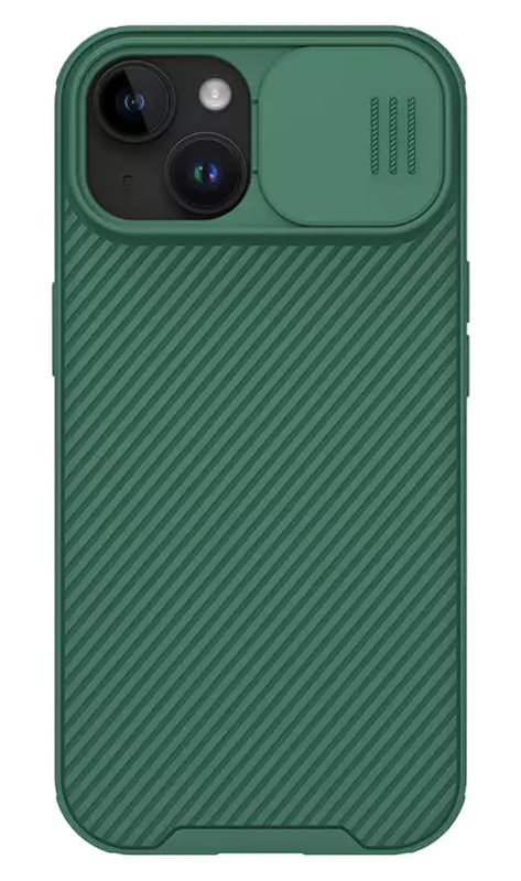 NILLKIN θήκη CamShield Pro για iPhone 15, πράσινη - NILLKIN 111235