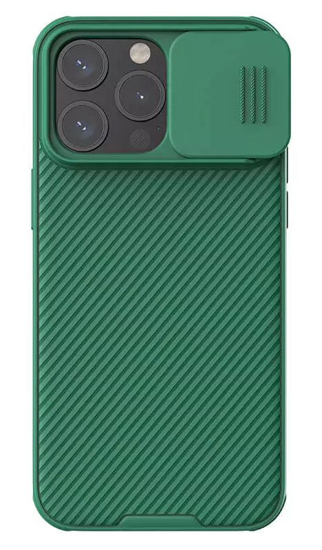 NILLKIN θήκη CamShield Pro για iPhone 15 Pro, πράσινη - NILLKIN 111238