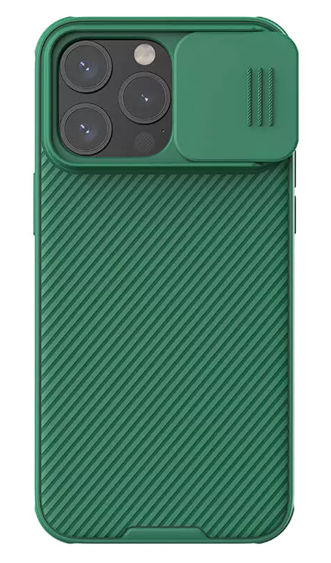 NILLKIN θήκη CamShield Pro για iPhone 15 Pro Max, πράσινη - NILLKIN 111245
