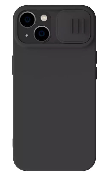 NILLKIN θήκη CamShield Silky Magnetic Silicone για iPhone 15, μαύρη - NILLKIN 111285