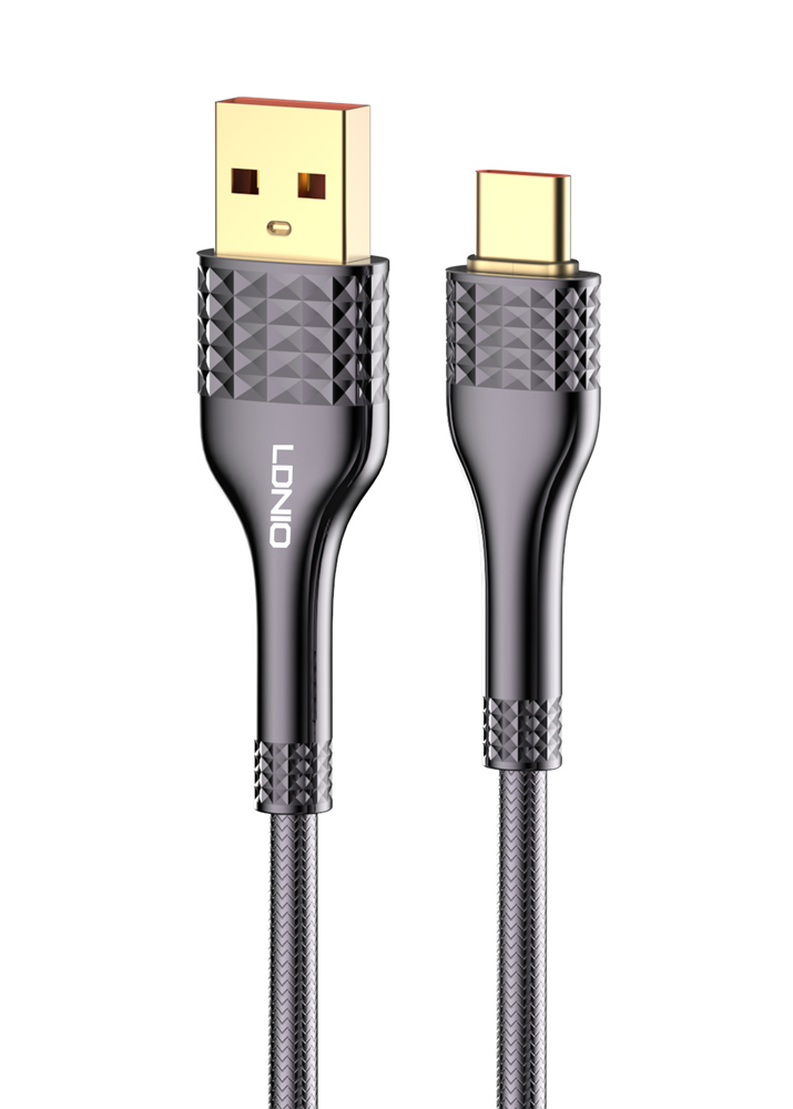 LDNIO καλώδιο USB-C σε USB LS652, 30W, 2m, γκρι - LDNIO 108996