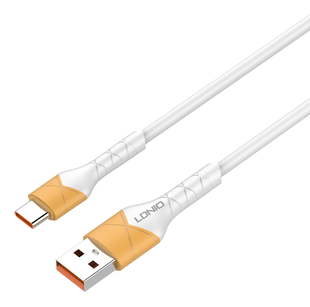 LDNIO καλώδιο USB-C σε USB LS802, 30W, 2m, λευκό - LDNIO 109002
