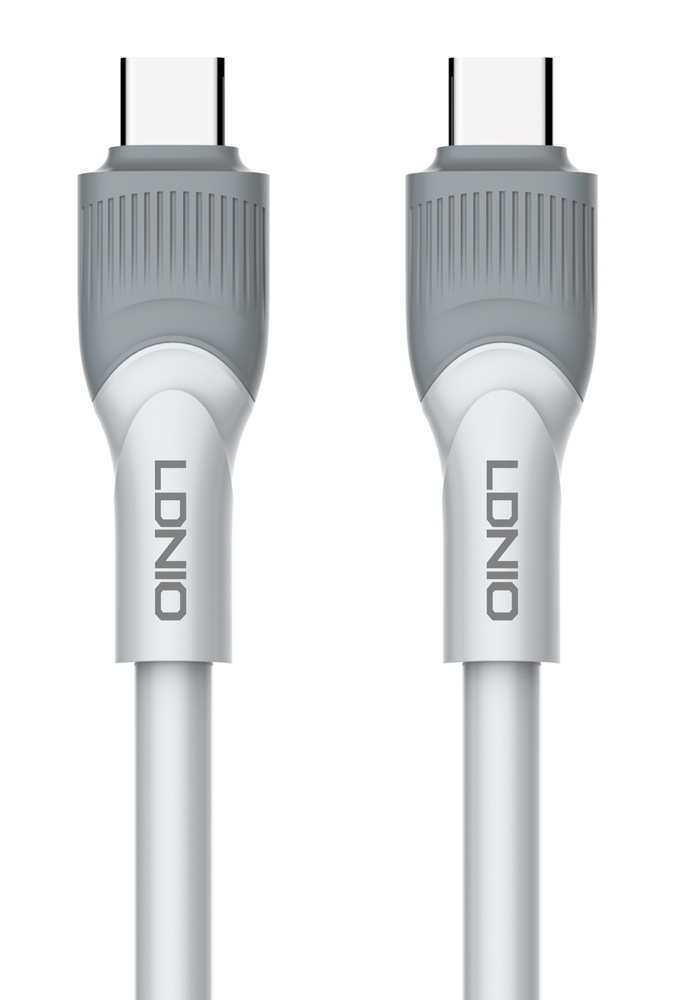 LDNIO καλώδιο USB-C σε USB-C LC601C, 100W PD, 1m, γκρι - LDNIO 110536