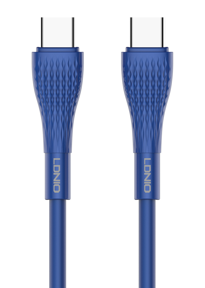 LDNIO καλώδιο USB-C σε USB-C LC672C, 65W PD, 2m, μπλε - LDNIO 110553