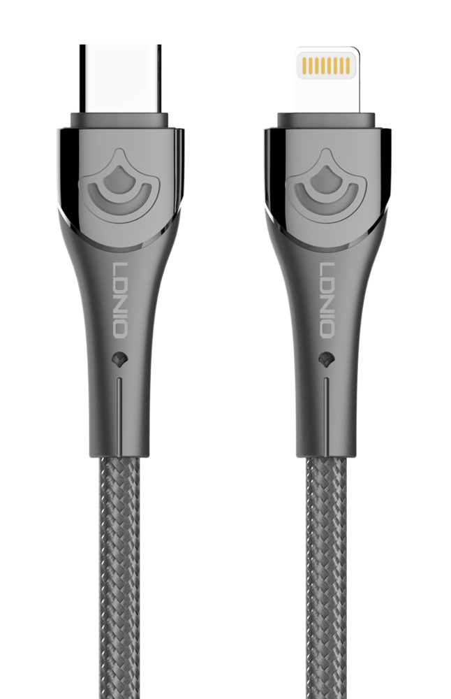 LDNIO καλώδιο Lightning σε USB-C LC861I, 30W PD, 1m, γκρι - LDNIO 110560