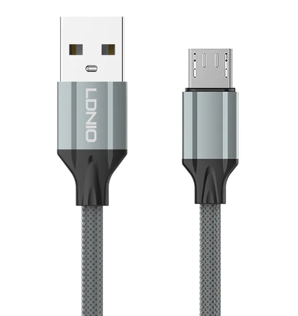 LDNIO καλώδιο Micro USB σε USB LS441, 12W, 1m, γκρι - LDNIO 108988