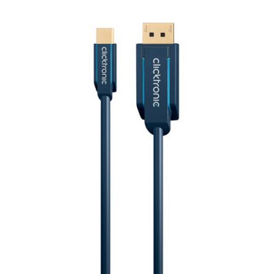CLICKTRONIC καλώδιο DisplayPort σε DisplayPort Mini 70738, 2m, HD, μπλε - CLICKTRONIC 96712