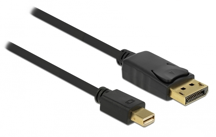 DELOCK καλώδιο DisplayPort σε DisplayPort Mini 82438, 4K/60Hz, 2m, μαύρο - DELOCK 87548