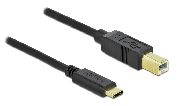 DELOCK καλώδιο USB-C σε USB Type B 83666, 480Mbps, 3m, μαύρο - DELOCK 113388