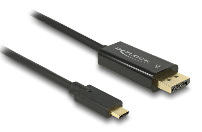 DELOCK καλώδιο USB-C σε DisplayPort 85257, DP Alt Mode, 4K/60Hz, 3m, μαύρο - DELOCK 119330