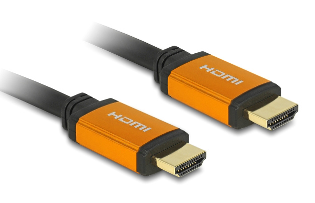 DELOCK καλώδιο HDMI 85726, 8K/60Hz, 48 Gbps, eARC, HDR, 0.50m, μαύρο - DELOCK 118902