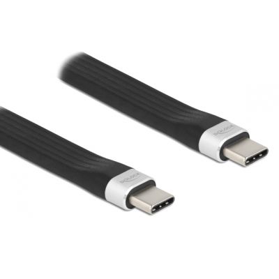 DELOCK καλώδιο USB 3.2 Gen 2 Type-C 85770, 10Gbps, 3A, FPC, flat, 13.5cm - DELOCK 88925