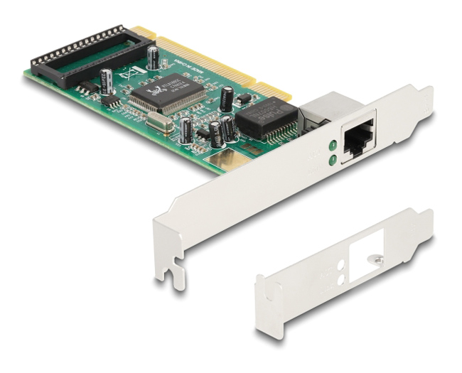 DELOCK κάρτα επέκτασης PCI σε 1x RJ45 Gigabit 88084, 1000Mbps - DELOCK 112825