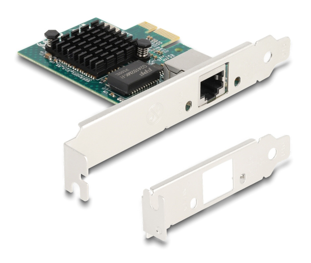 DELOCK κάρτα επέκτασης PCIe x1 σε 1x RJ45 Gigabit 88204, 1000Mbps - DELOCK 108328