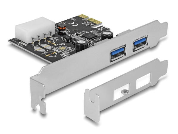 DELOCK κάρτα επέκτασης PCIe x1 σε 2x USB 89243, 5Gbps - DELOCK 109948