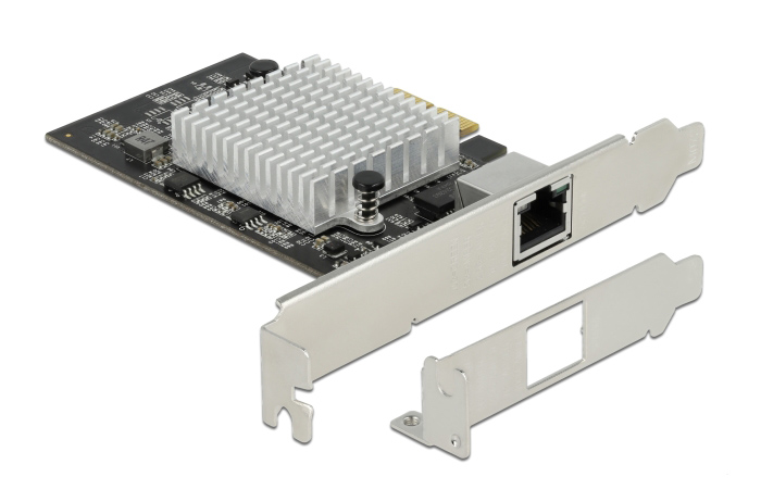 DELOCK κάρτα επέκτασης PCIe x2 σε RJ45 89528, 10 Gbps, low profile - DELOCK 97285