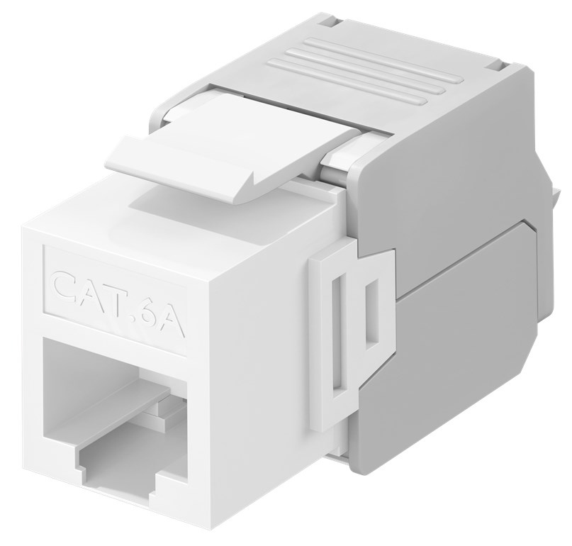 GOOBAY Keystone module RJ45 CAT 6A 90867, UTP, λευκό - GOOBAY 84341