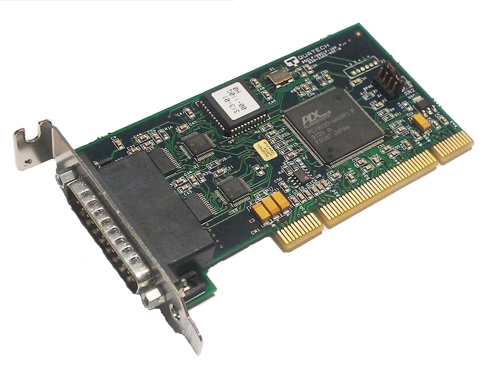 QUATECH used PCI κάρτα, σε 25-pin Σειριακή (δύο κανάλια) - QUATECH 52516