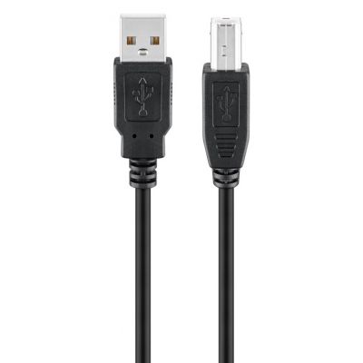 GOOBAY καλώδιο USB 2.0 σε USB Type B 93596, 1.8m, μαύρο - GOOBAY 27782