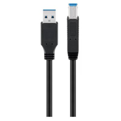 GOOBAY καλώδιο USB 3.0 93655, 5 Gbit/s, 1.8m, μαύρο - GOOBAY 86848
