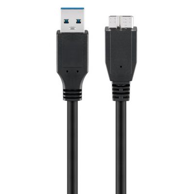 GOOBAY καλώδιο USB 3.0 σε USB 3.0 micro Τype B 95026, 1.8m, μαύρο - GOOBAY 84243