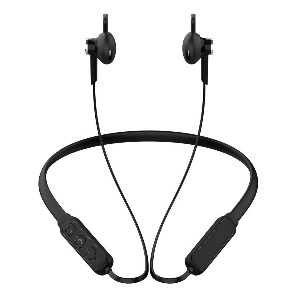CELEBRAT Bluetooth earphones A16, με μαγνήτη, μικρόφωνο HD, μαύρα - CELEBRAT 70958
