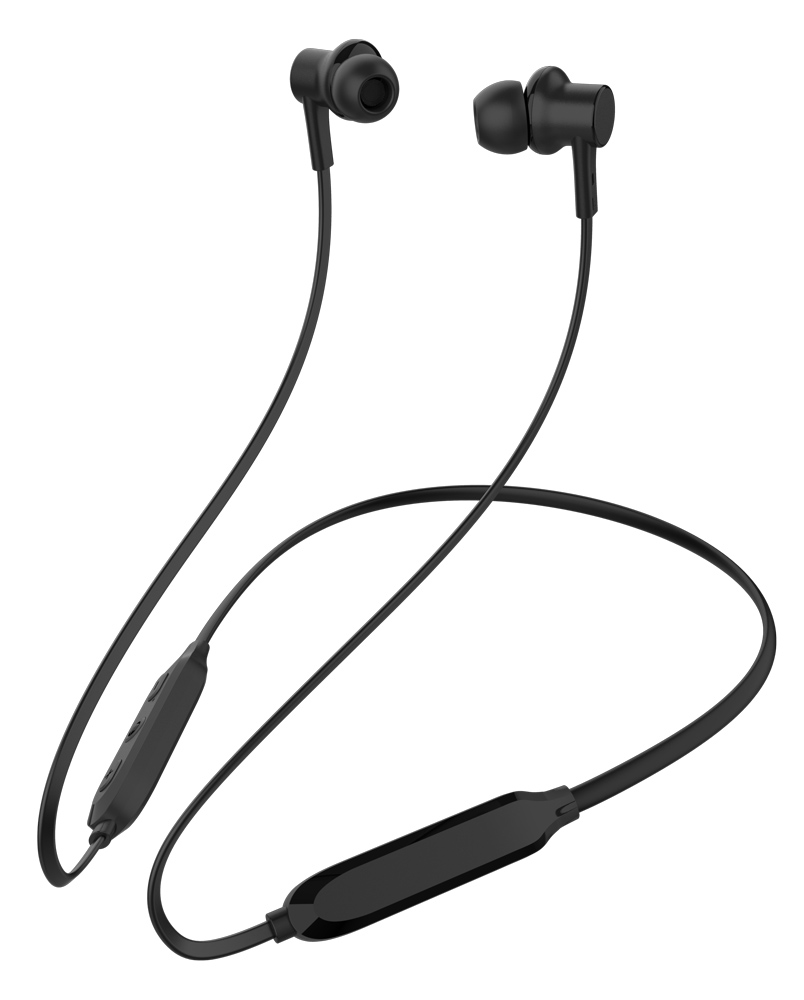 CELEBRAT earphones A19 με μαγνήτη, Bluetooth 5.0, 10mm, μαύρα - CELEBRAT 104447