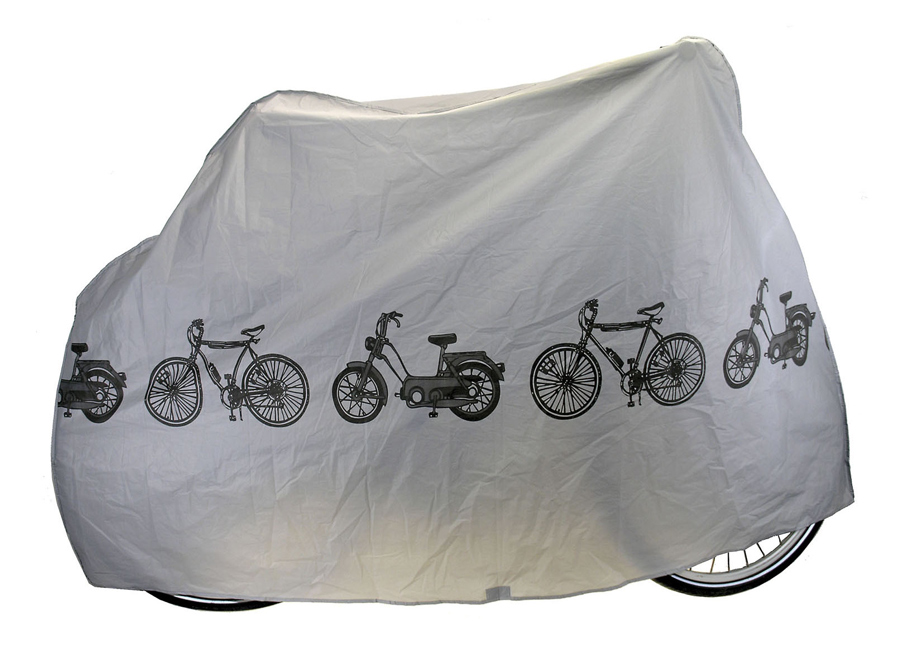 Κουκούλα ποδηλάτου AG262A, αδιάβροχη, 200x100cm, γκρι - UNBRANDED 104731