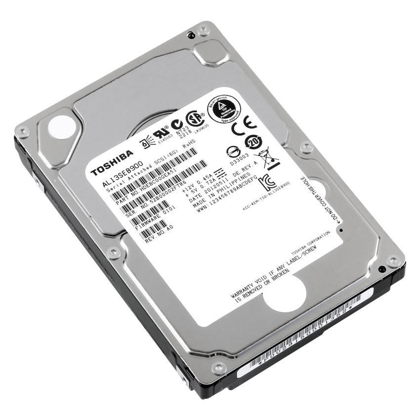 TOSHIBA used SAS HDD AL13SEB900, 900GB, 10K RPM, 2.5" - TOSHIBA 68813