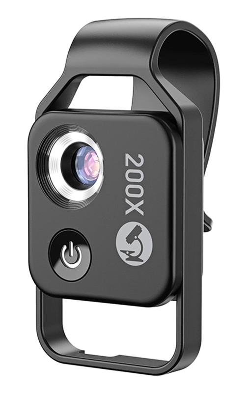 APEXEL φακός μικροσκόπιο APL-MS002 για smartphone κάμερα, 200x zoom, LED - APEXEL 111404