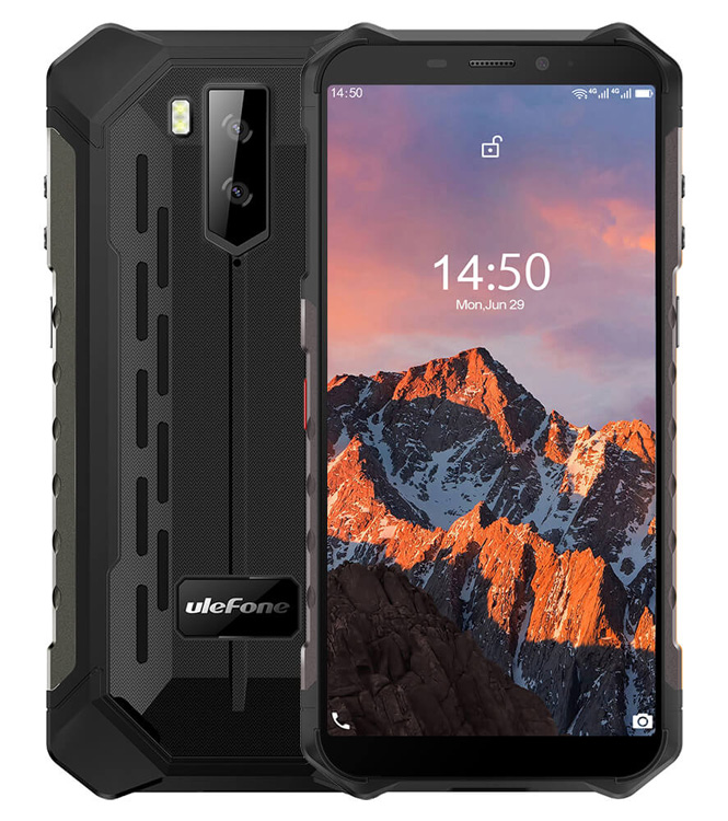 ULEFONE Smartphone Armor X5 Pro 5.5", IP68/IP69K, 4/64GB, 5000mAh, μαύρο - ULEFONE 31527