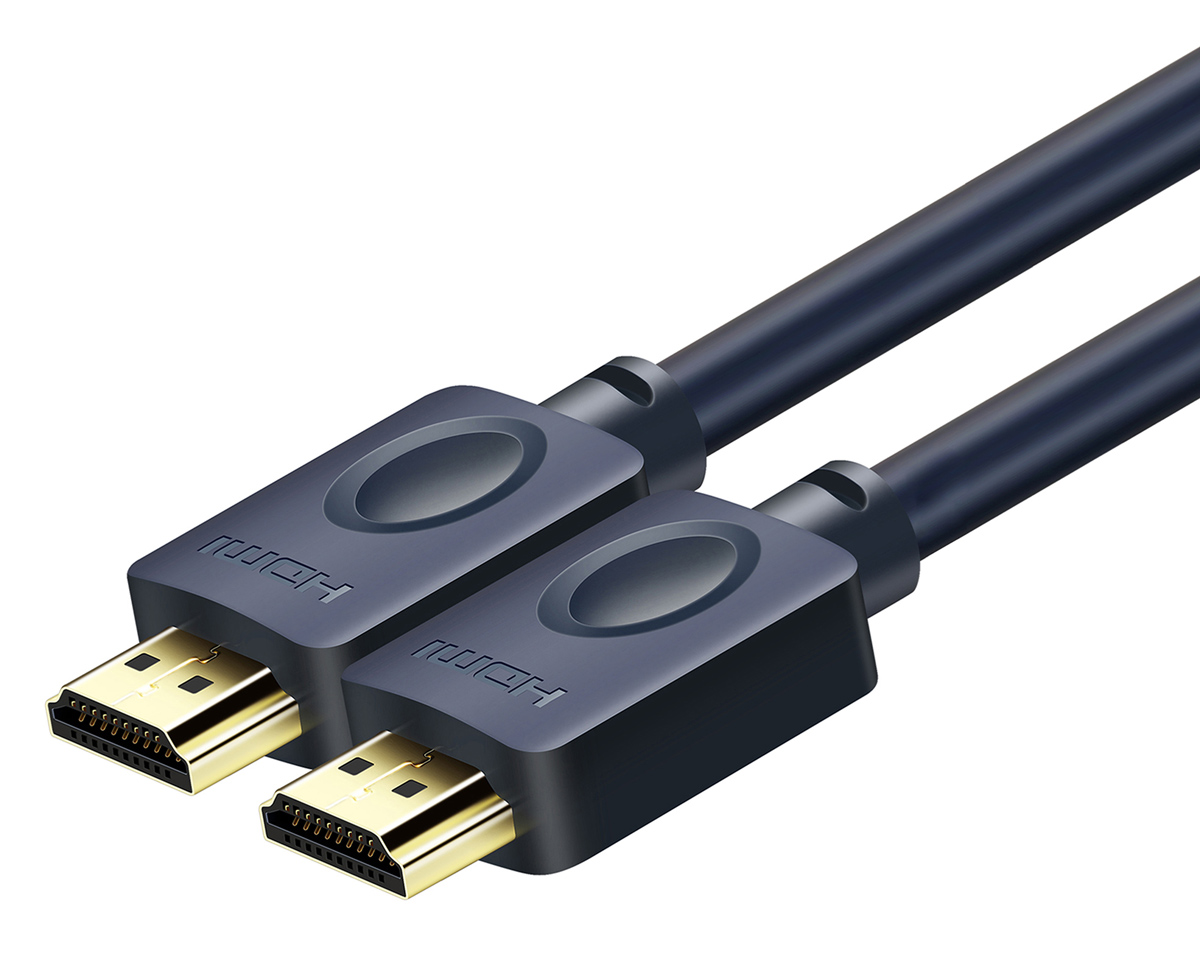 CABLETIME καλώδιο HDMI AV540-HE2G με Ethernet, 4K/60Hz, 18 Gbps, 1m, μπλε - CABLETIME 113838