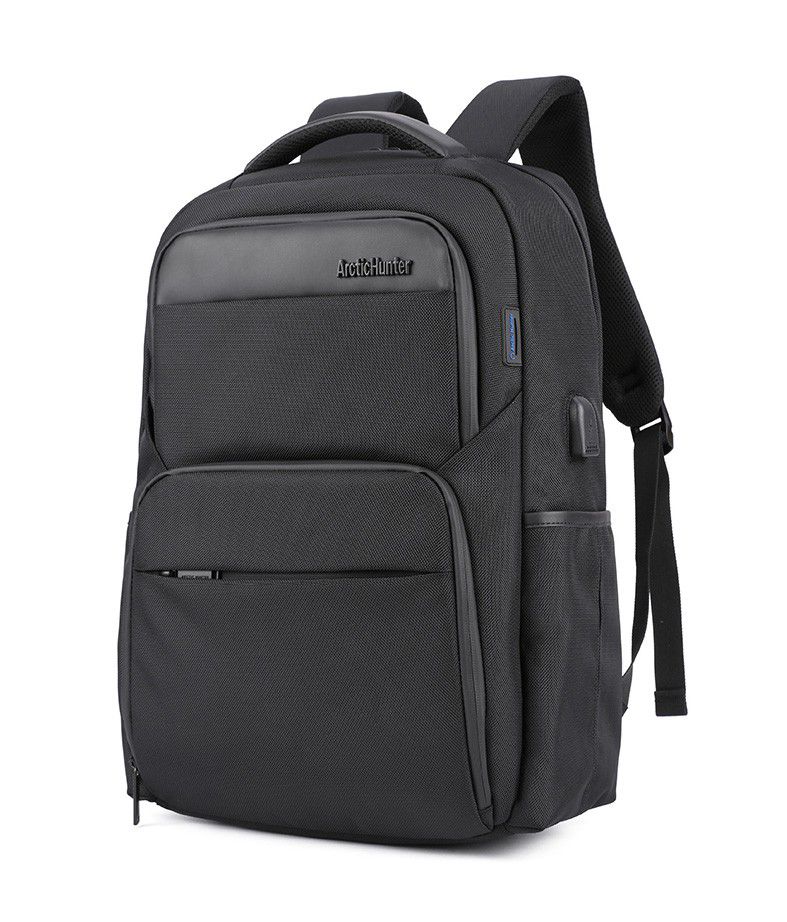 ARCTIC HUNTER τσάντα πλάτης B00113C-BK με θήκη laptop 15.6", USB, μαύρη - ARCTIC HUNTER 73577