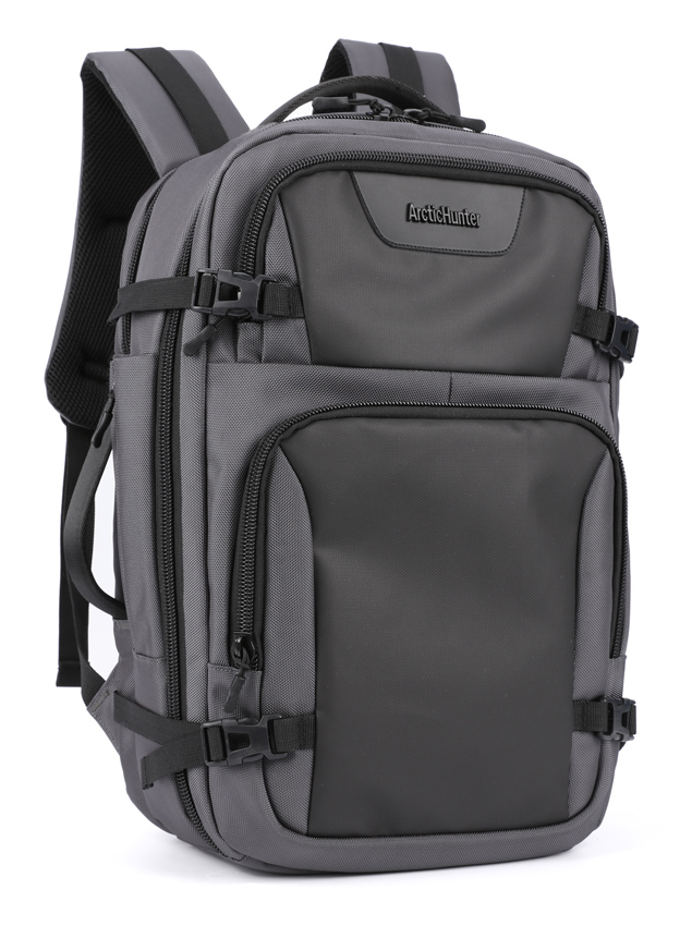 ARCTIC HUNTER τσάντα πλάτης B00191 με θήκη laptop 15.6", γκρι - ARCTIC HUNTER 99166