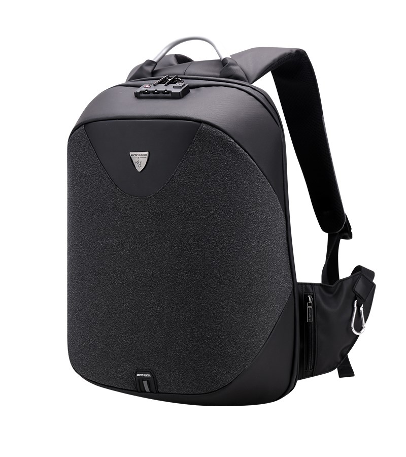 ARCTIC HUNTER τσάντα πλάτης B00208-BK με θήκη laptop 15.6", μαύρη - ARCTIC HUNTER 70090