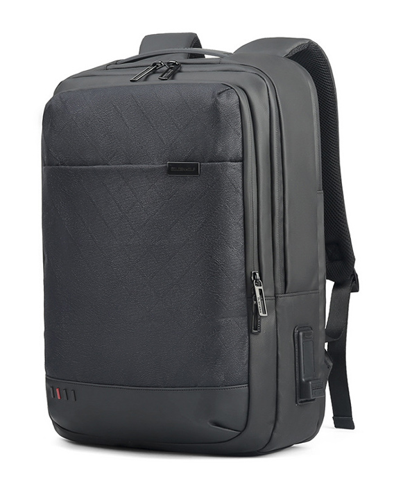ARCTIC HUNTER τσάντα πλάτης B00328 με θήκη laptop 15.6", USB, 19L, μαύρη - ARCTIC HUNTER 104780