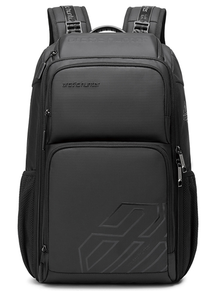 ARCTIC HUNTER τσάντα πλάτης B00461 με θήκη laptop 15.6", 25L, μαύρη - ARCTIC HUNTER 99163