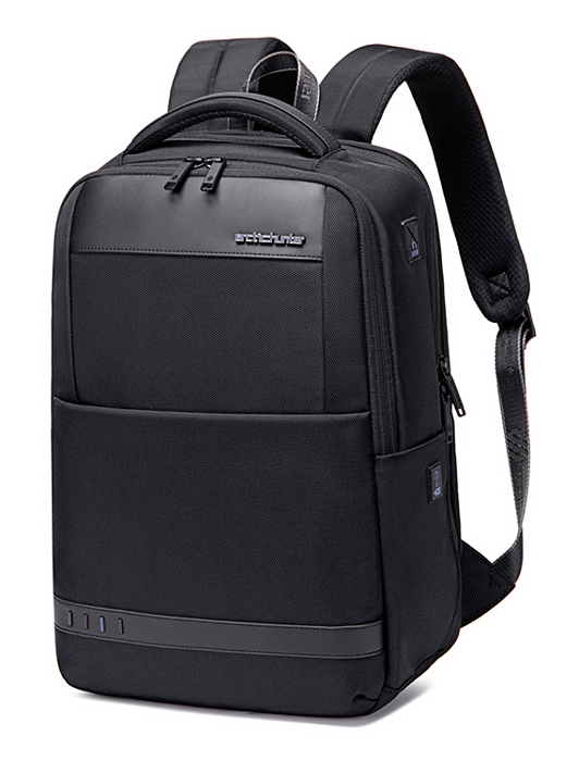 ARCTIC HUNTER τσάντα πλάτης B00498 με θήκη laptop 15.6", 22L, μαύρη - ARCTIC HUNTER 102785