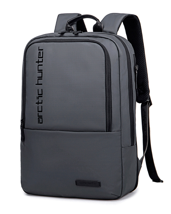 ARCTIC HUNTER τσάντα πλάτης B00529 με θήκη laptop 15.6", 22L, γκρι - ARCTIC HUNTER 104783