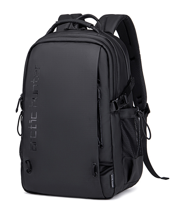 ARCTIC HUNTER τσάντα πλάτης B00530 με θήκη laptop 15.6", 24L, μαύρη - ARCTIC HUNTER 104784