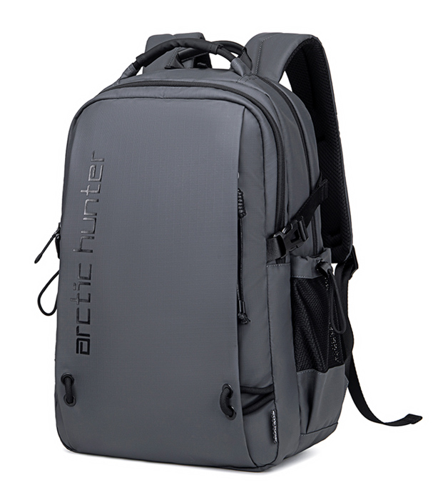 ARCTIC HUNTER τσάντα πλάτης B00530 με θήκη laptop 15.6", 24L, γκρι - ARCTIC HUNTER 104785