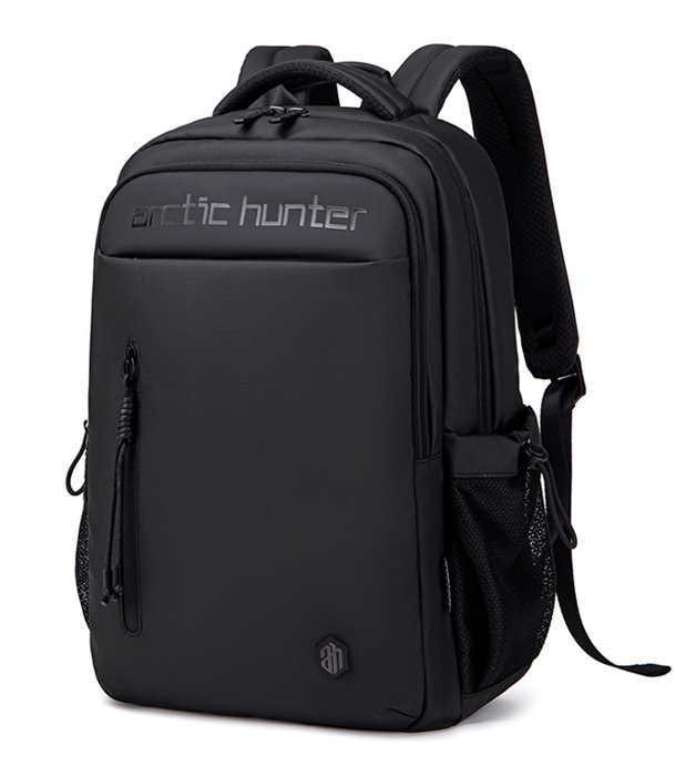 ARCTIC HUNTER τσάντα πλάτης B00534 με θήκη laptop 15.6", 21L, μαύρη - ARCTIC HUNTER 104790