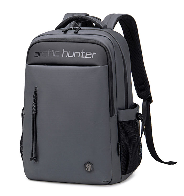 ARCTIC HUNTER τσάντα πλάτης B00534 με θήκη laptop 15.6", 21L, γκρι - ARCTIC HUNTER 104791