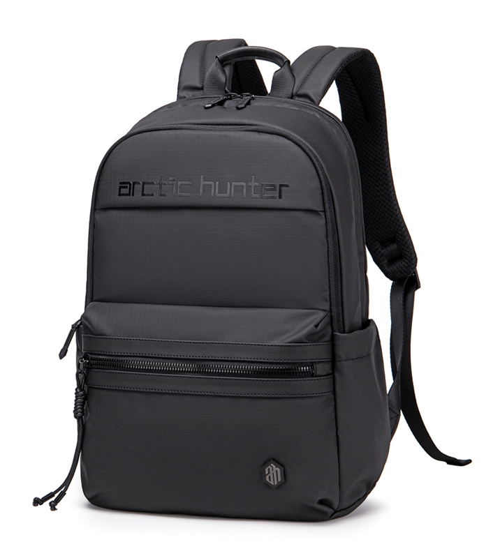 ARCTIC HUNTER τσάντα πλάτης B00536 με θήκη laptop 15.6", 21L, μαύρη - ARCTIC HUNTER 104792