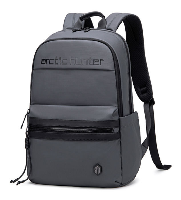 ARCTIC HUNTER τσάντα πλάτης B00536 με θήκη laptop 15.6", 21L, γκρι - ARCTIC HUNTER 104793