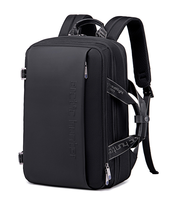 ARCTIC HUNTER τσάντα πλάτης B00540 με θήκη laptop 15.6", 18L, μαύρη - ARCTIC HUNTER 108261