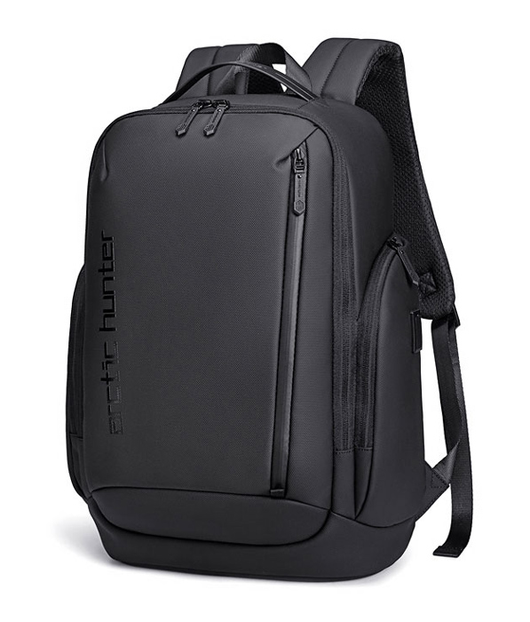 ARCTIC HUNTER τσάντα πλάτης B00554 με θήκη laptop 15.6", 20L, USB, μαύρη - ARCTIC HUNTER 108243