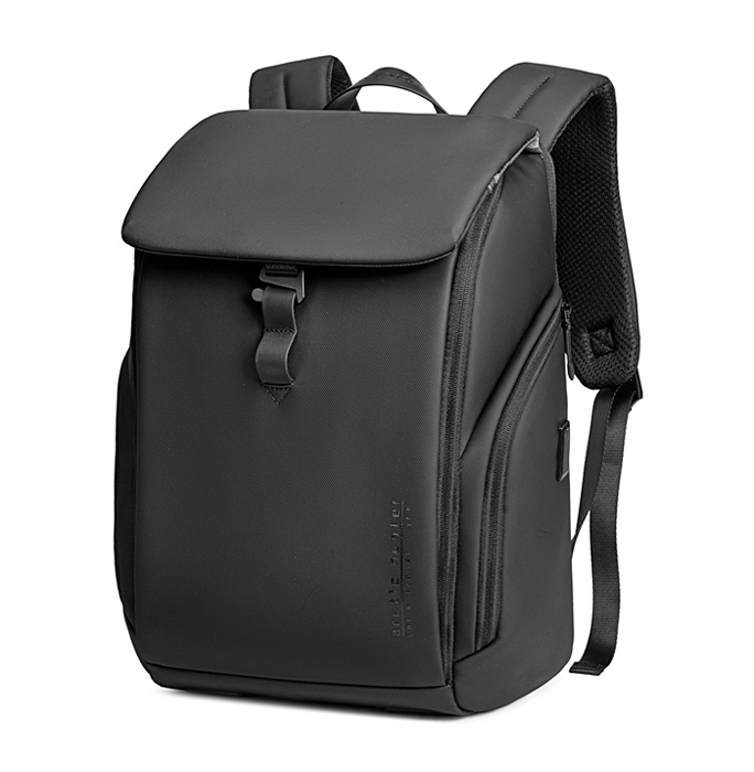 ARCTIC HUNTER τσάντα πλάτης B00558 με θήκη laptop 15.6", 24L, USB, μαύρη - ARCTIC HUNTER 110079