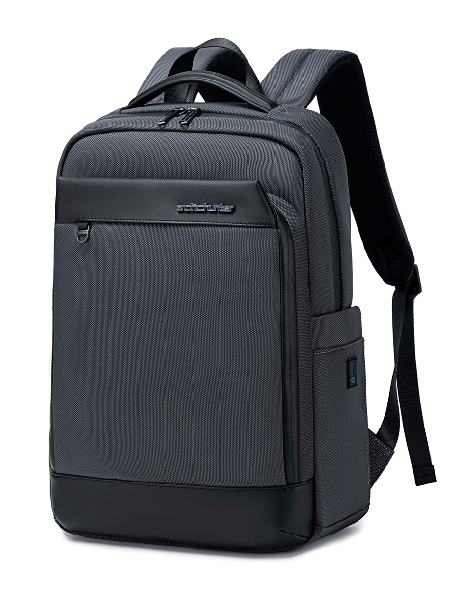 ARCTIC HUNTER τσάντα πλάτης B00672 με θήκη laptop 15.6", 15L, γκρι - ARCTIC HUNTER 117478